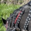 Accessoire anti-tiques naturel pour cheval, TinyTiq en paracorde tressée avec perles EM Elodog, à accrocher dans la crinière ou la queue