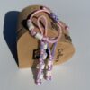 Accessoire anti-tiques naturel pour cheval, TinyTiq en paracorde tressée avec perles EM Elodog, à accrocher dans la crinière ou la queue