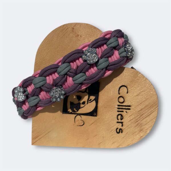 Collier pour chien en paracorde tressage Double KBK Bar Elodog