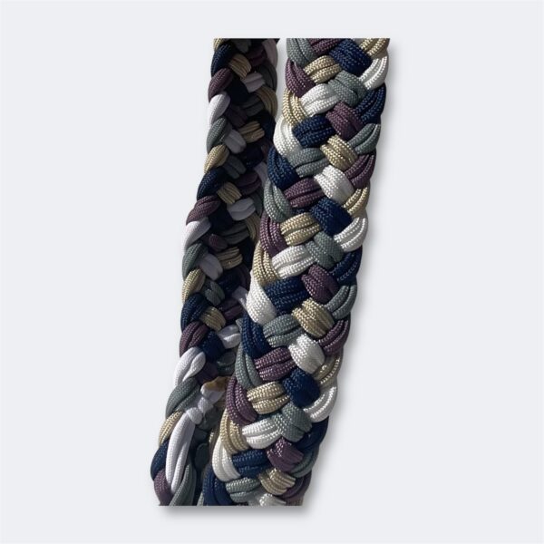 Harnais grand chien en paracorde tressage Ruby's Rainbow Elodog