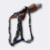 Harnais grand chien en paracorde tressage Ruby's Rainbow Elodog