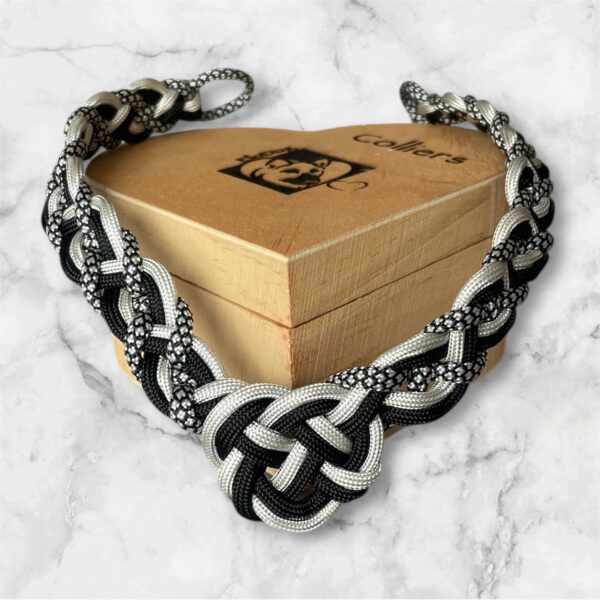 Photoroom_20250606_115339 Frontal tressé en paracorde avec noued celtique en forme de coeur modèle Arwen Elodog
