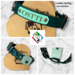 Collier TEYLA avec AirTag intégré pour Ostti